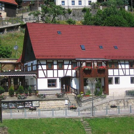 Ferienwohnung Am Gruenbach 1 Rathen Exteriör bild