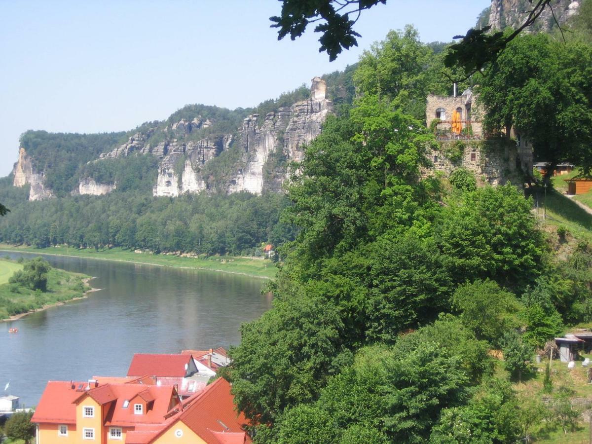 Ferienwohnung Am Gruenbach 1 Rathen Exteriör bild