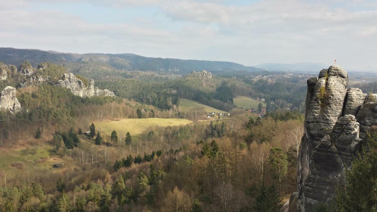 Ferienwohnung Am Gruenbach 1 Rathen Exteriör bild